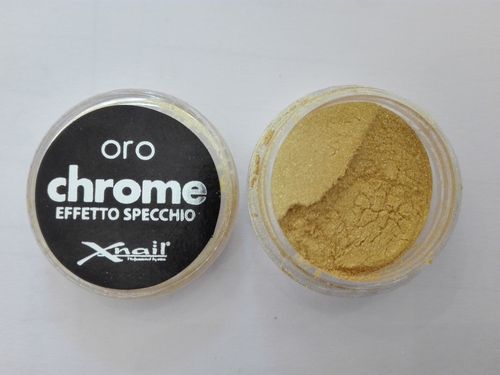 Chrome Effetto Specchio Powder Oro